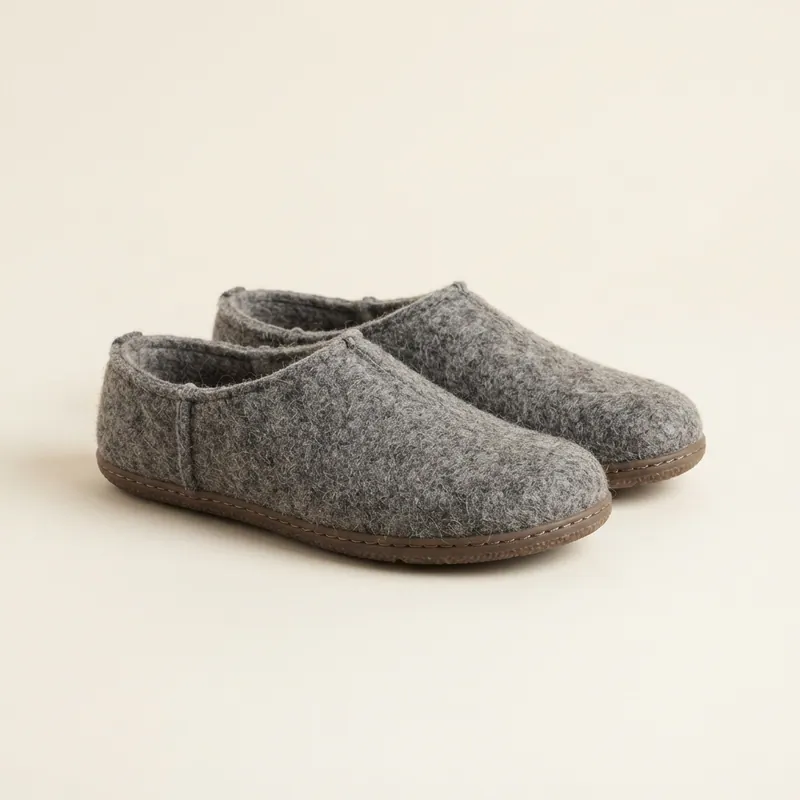 Felted Bath Slippers