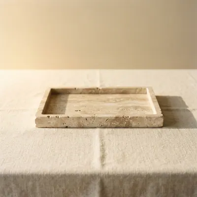 Travertine Tea Tray