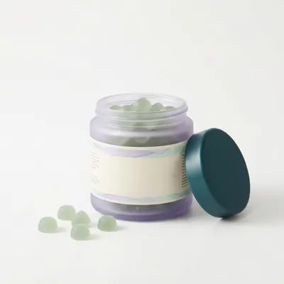 Wind-Down Gummies, studio photograph